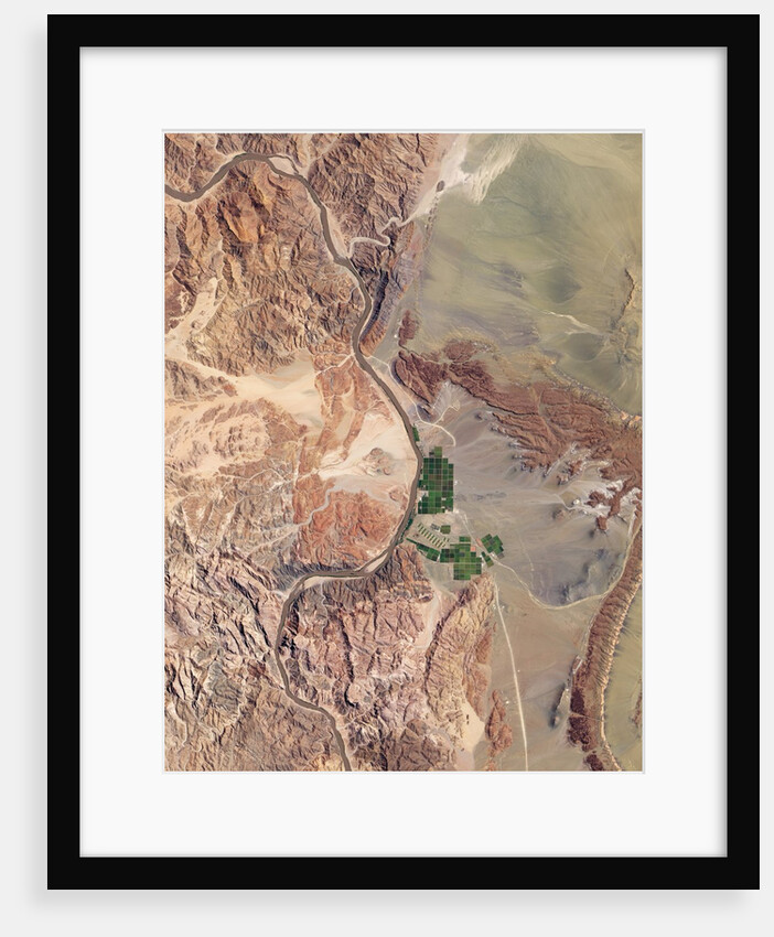 Irrigation project along the Orange River in Namibia by Anonymous