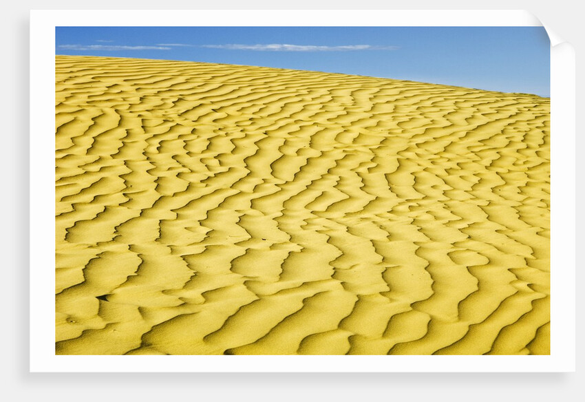 Pattern in sand dunes by Anonymous