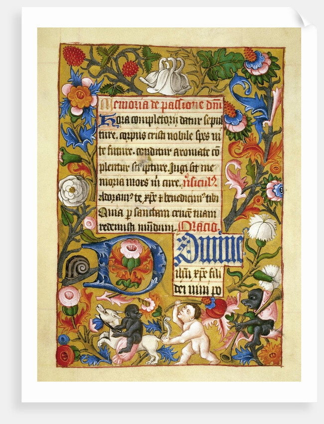 Page from the Bute Book of Hours by Anonymous