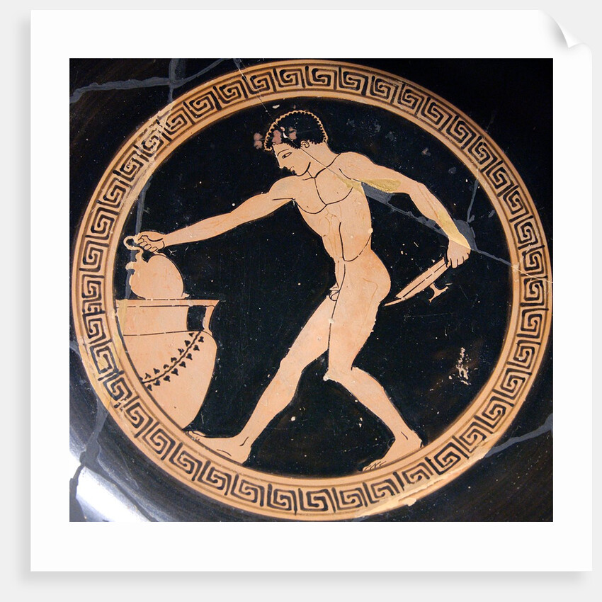 Attic red-figure cup by the Cage Painter by Anonymous