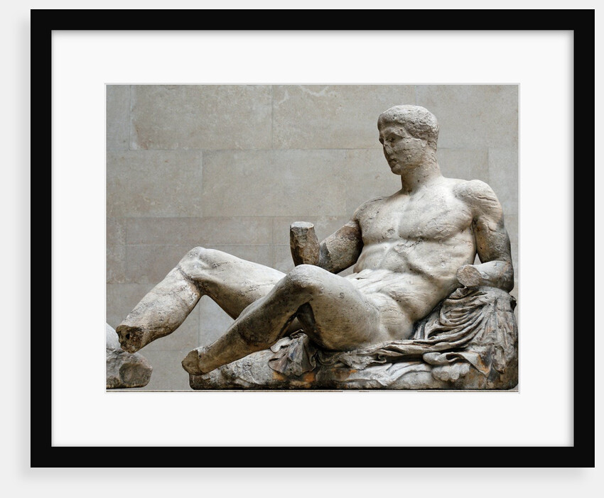 Sculpture of reclining Dionysos by Anonymous