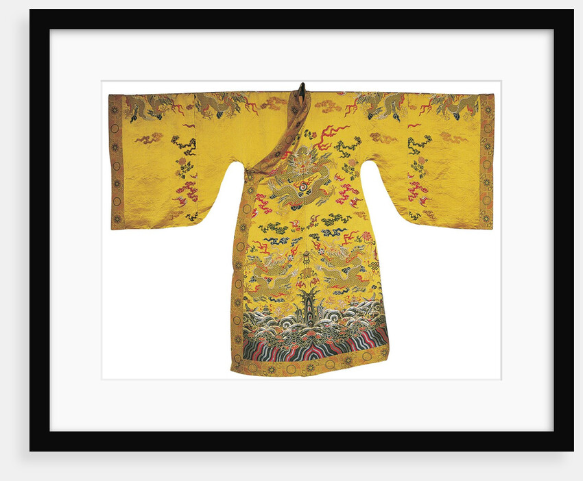 Qing Dynasty dragon robe of Ryukyu king by Anonymous