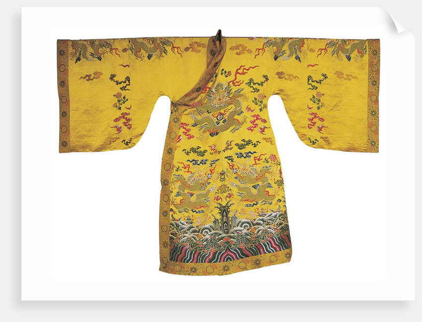 Qing Dynasty dragon robe of Ryukyu king by Anonymous
