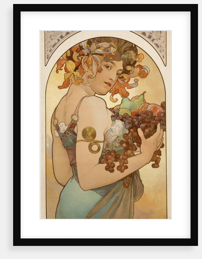 Fruit by Alphonse Mucha