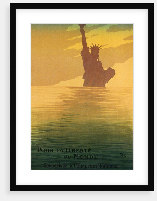 Pour la liberte du monde poster by Georges Goursat