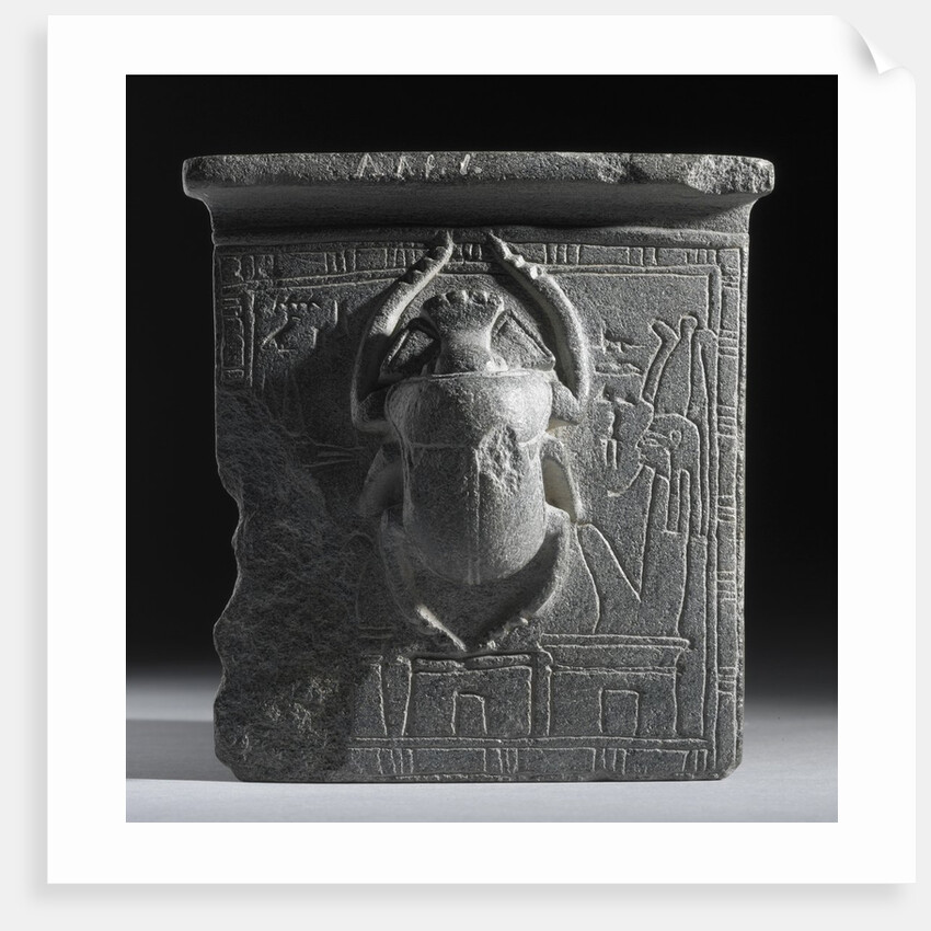Egyptian scarab amulet by Anonymous