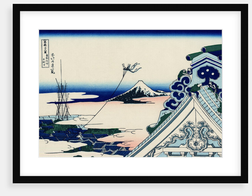 Honganji Temple At Asakusa In The Eastern Capital by Katsushika Hokusai