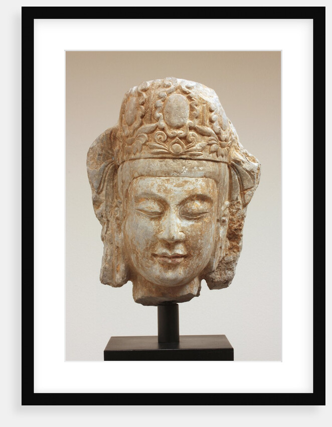 Head of Bodhisattva by Anonymous
