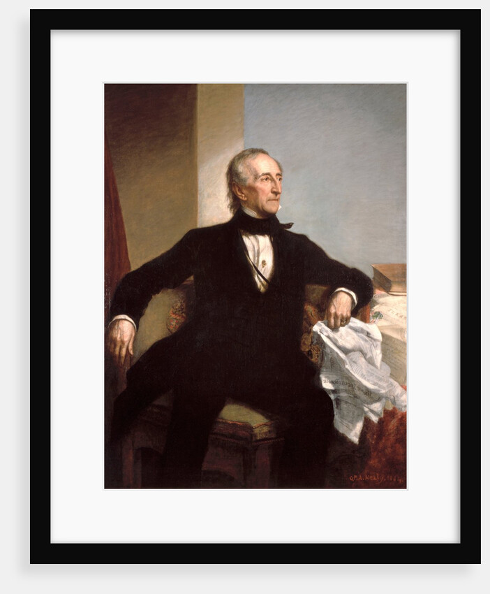 Official White House portrait of President John Tyler by George P. A. Healy