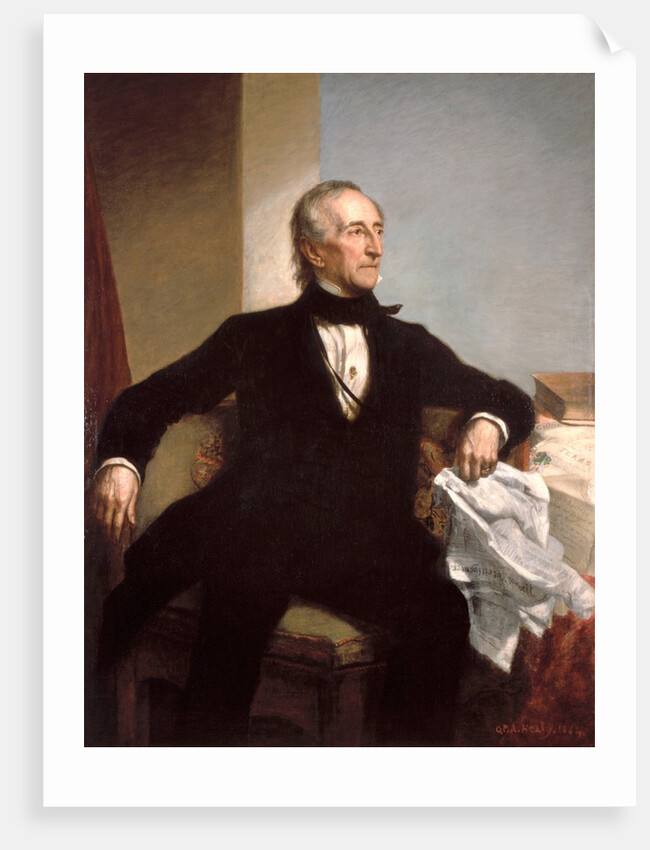 Official White House portrait of President John Tyler by George P. A. Healy
