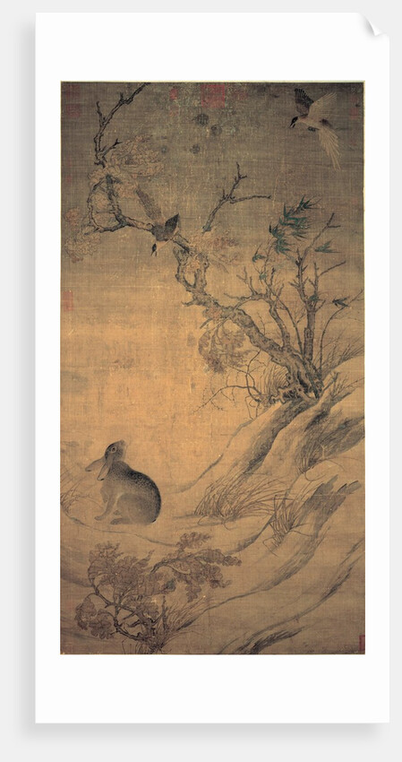 Magpies and Hare by Cui Bai