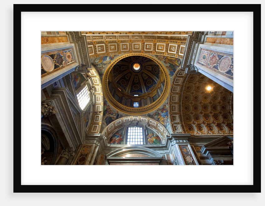 Ceiling of the dome in St. Peter's Basilica by Anonymous
