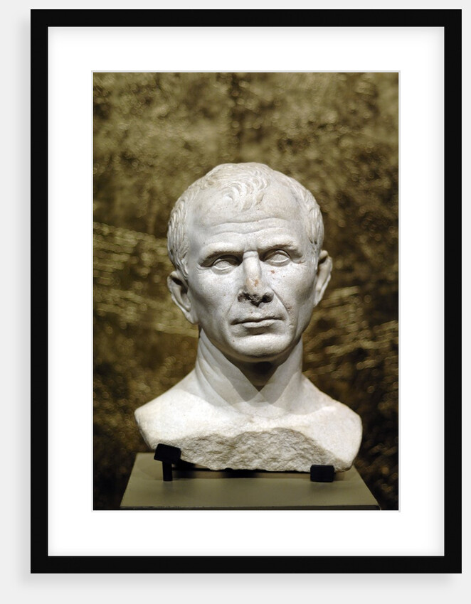 Marble bust of Julius Caesar from the Rhone River by Anonymous