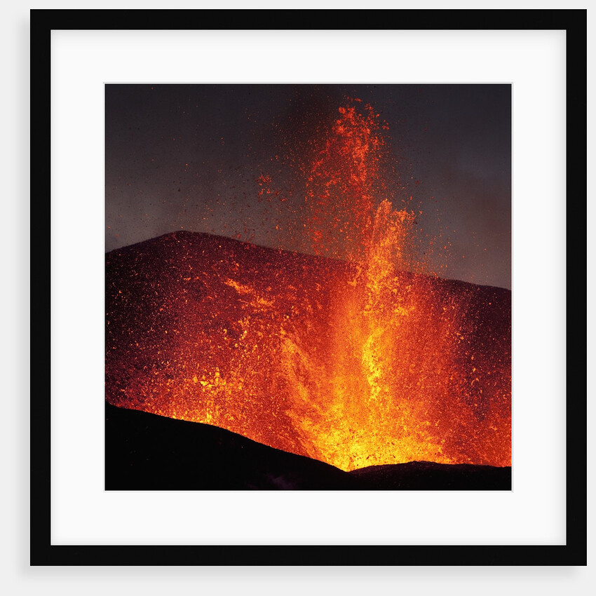 Eruption at Eyjafjallajokull glacier by Anonymous