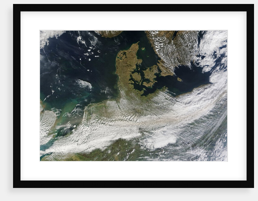 Ash from Eyjafjallajokull Volcano eruption over Europe by Anonymous