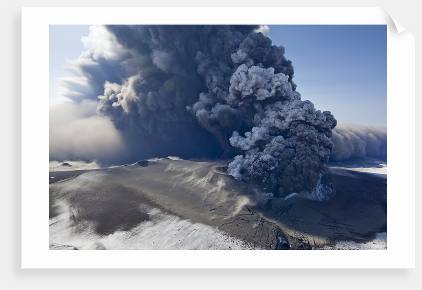 Eyjafjallajokull volcano erupting in Iceland by Anonymous