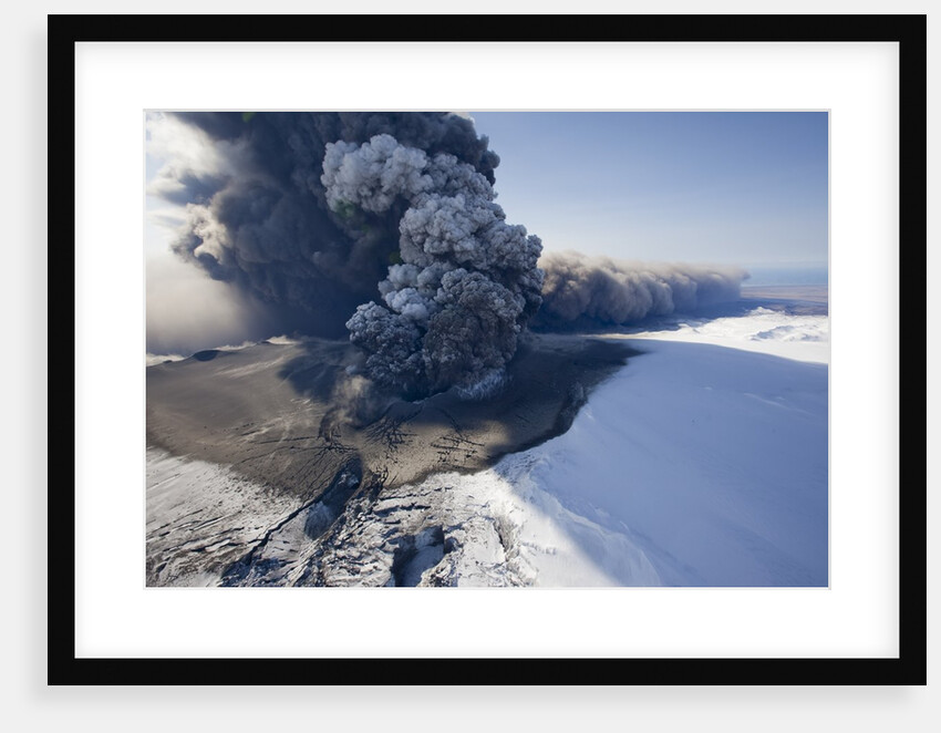 Eyjafjallajokull volcano erupting in Iceland by Anonymous