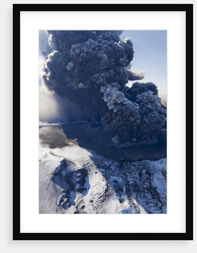 Eyjafjallajokull volcano erupting in Iceland by Anonymous