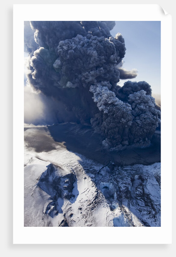Eyjafjallajokull volcano erupting in Iceland by Anonymous