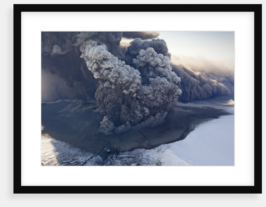 Eyjafjallajokull volcano erupting in Iceland by Anonymous