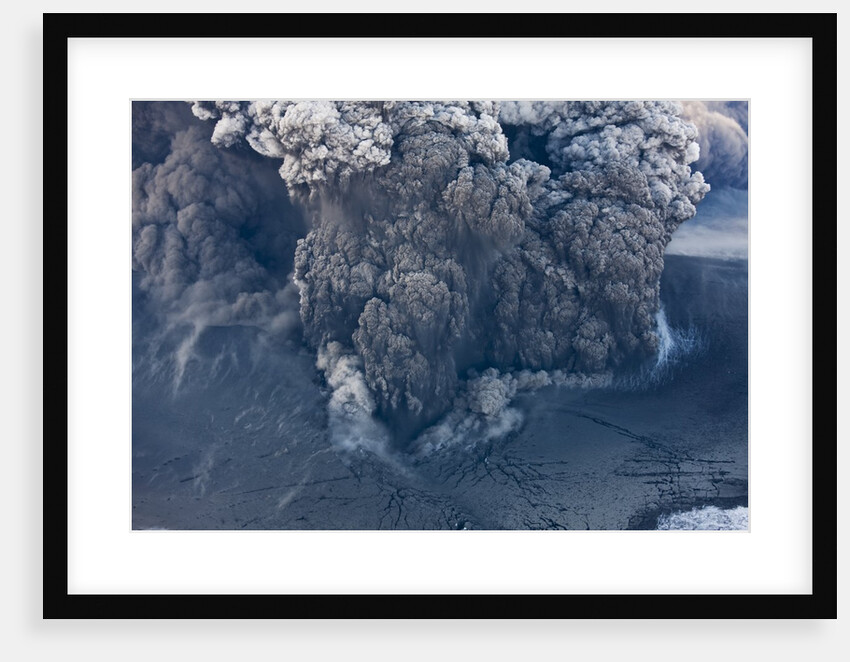 Eyjafjallajokull volcano erupting in Iceland by Anonymous