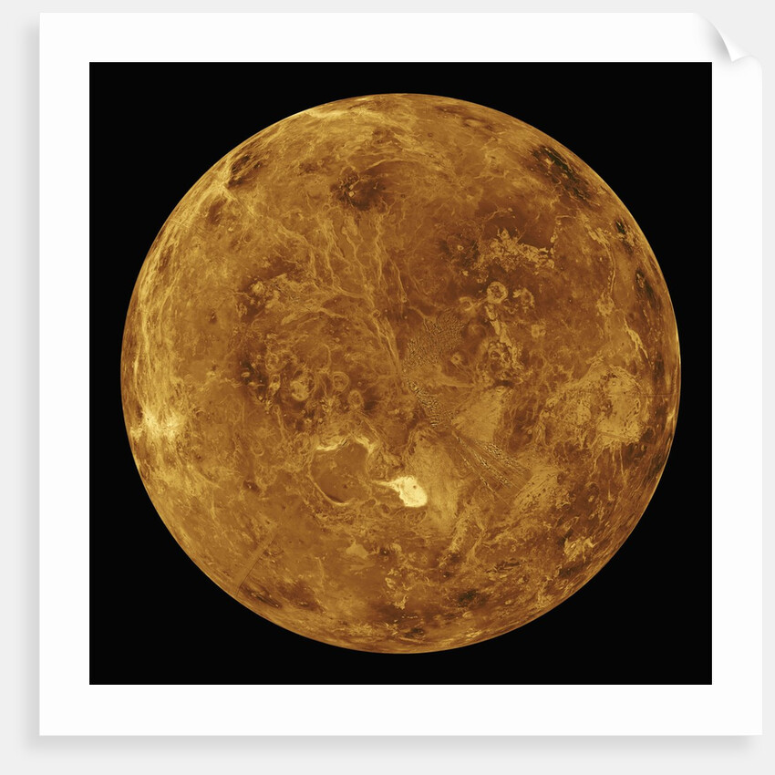 Northern hemisphere of Venus by Anonymous
