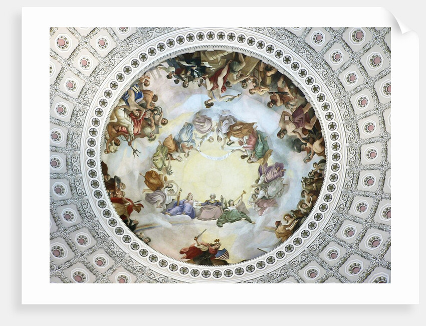 Apotheosis of Washington by Constantino Brumidi