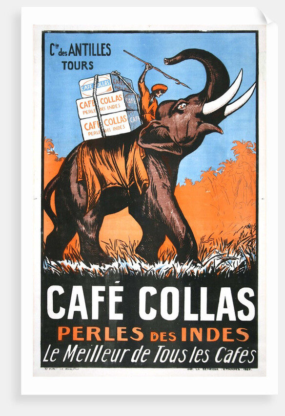 Cafe Collas Perles des Indes poster by Anonymous