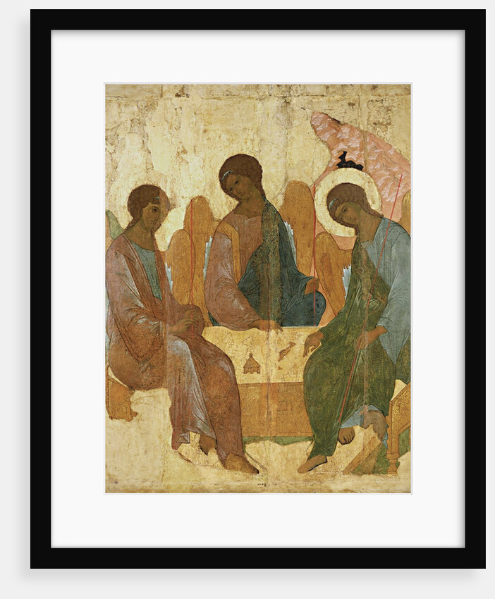 Holy Trinity by Andrei Rublev and others by Anonymous