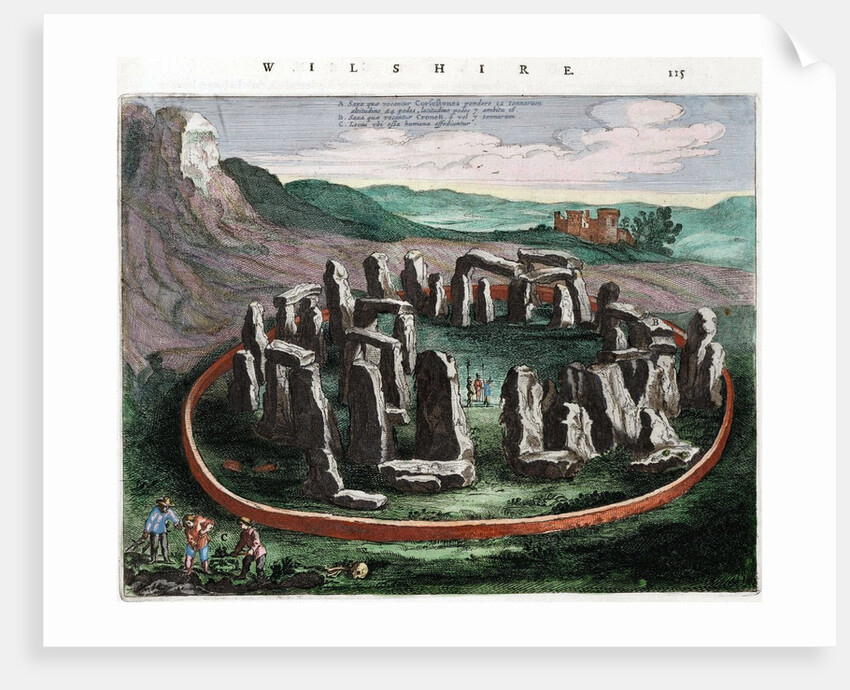 View of Stonehenge from the Atlas van Loon by Anonymous