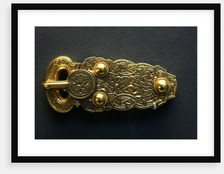Sutton Hoo belt buckle by Anonymous