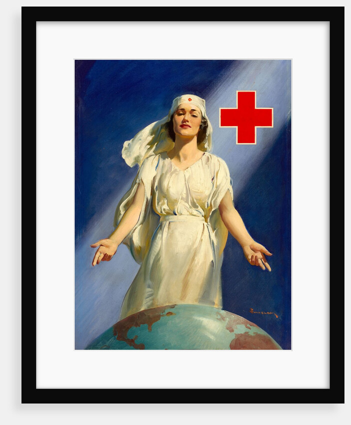 World War II Red Cross painting by Haddon Sundblom