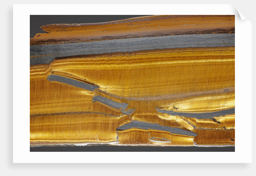 Banded iron formation rock sample by Anonymous