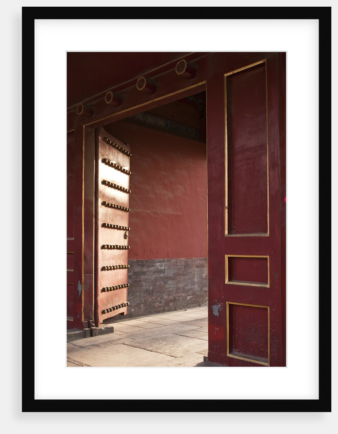 Open gates at the Forbidden City by Anonymous