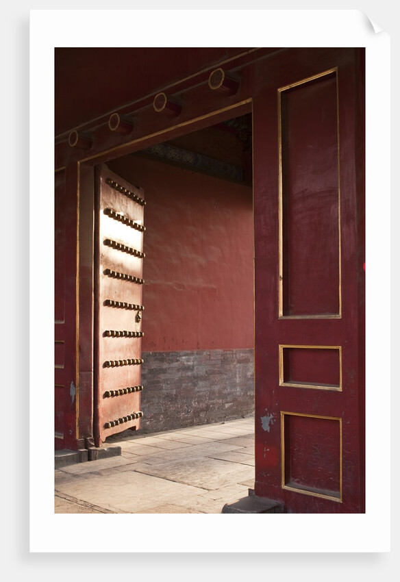 Open gates at the Forbidden City by Anonymous
