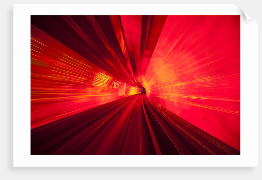 Bund Sightseeing Tunnel lights by Anonymous