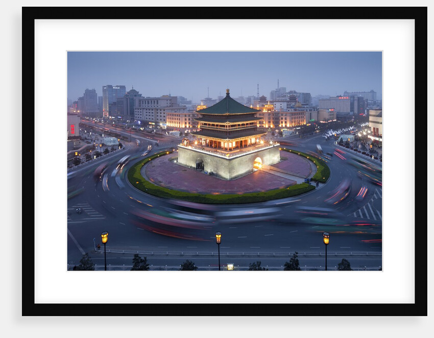 Bell Tower in middle of traffic circle by Anonymous