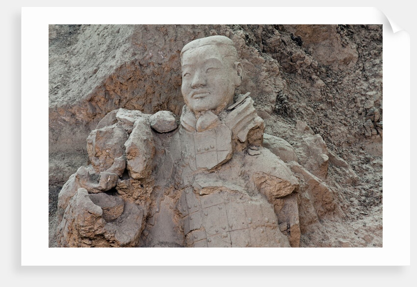 Broken terracotta soldier at Qin Shi Huangdi Tomb by Anonymous
