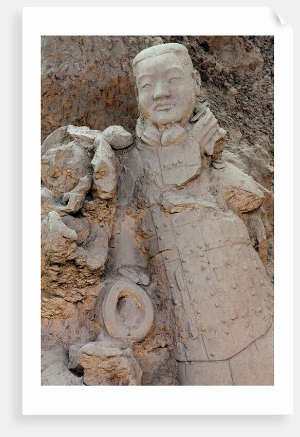 Broken terracotta soldier at Qin Shi Huangdi Tomb by Anonymous