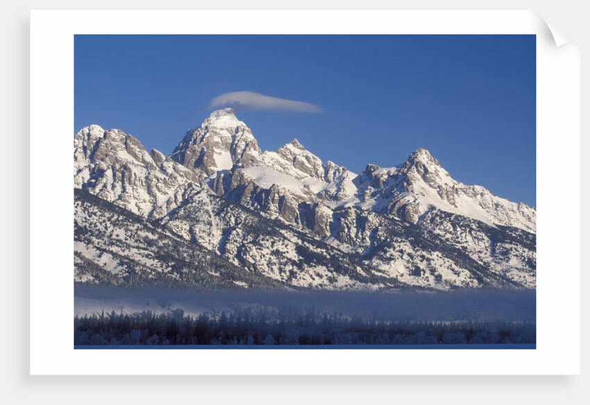 Banner cloud on summit of Grand Teton by Anonymous