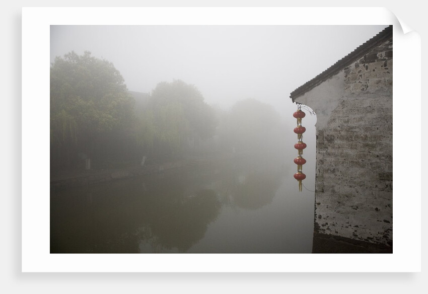Riverside in the morning fog, Xi Tang, China by Anonymous
