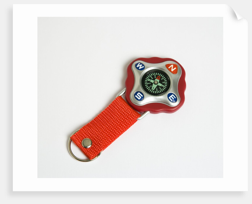 Key ring compass by Anonymous