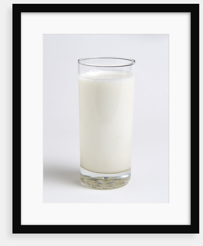 Glass of milk by Anonymous