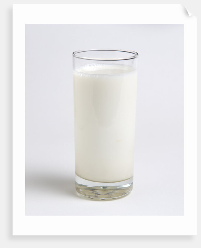 Glass of milk by Anonymous