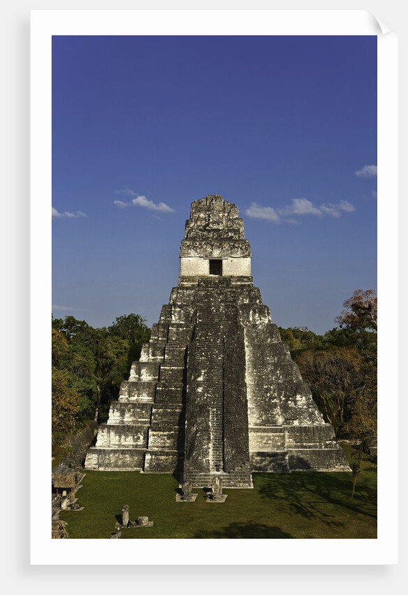 Temple I or Temple of the Giant Jaguar at Tikal by Anonymous