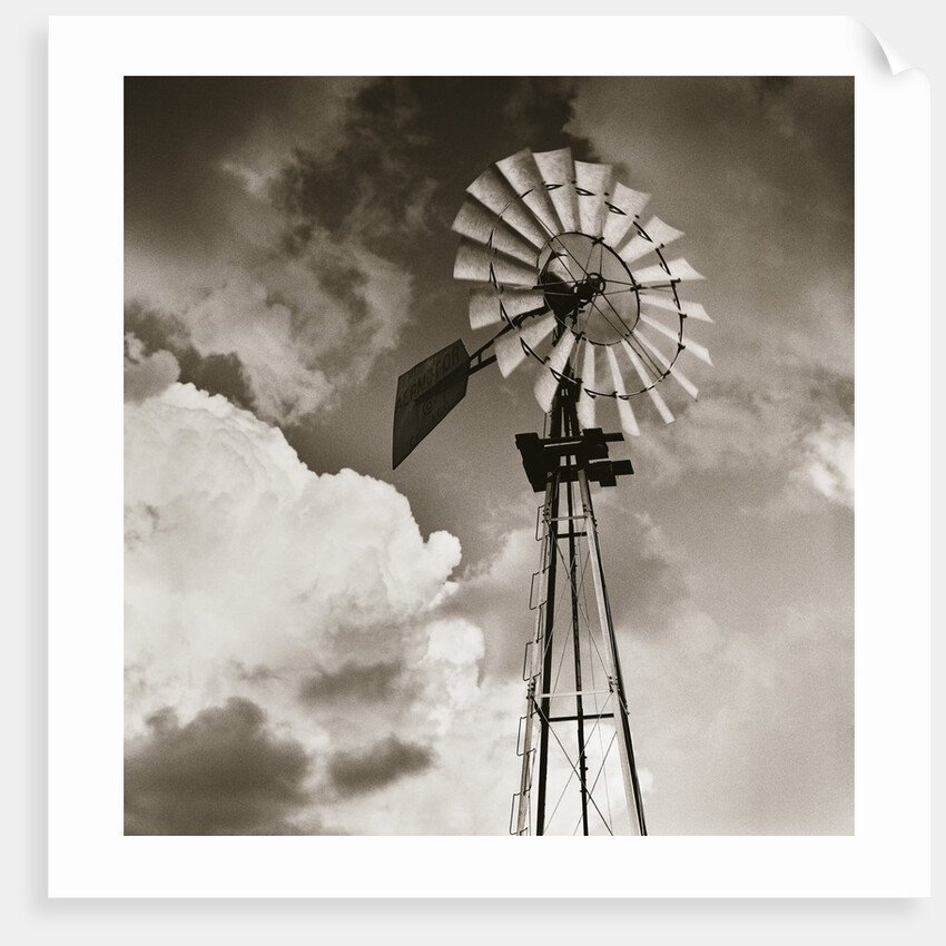 Windmill and Clouds by Tom Marks