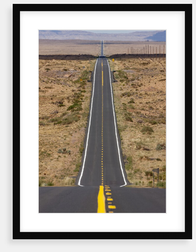 Highway in Arizona desert by Anonymous