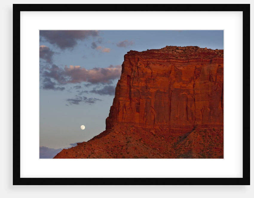 Moonrise in Monument Valley by Anonymous