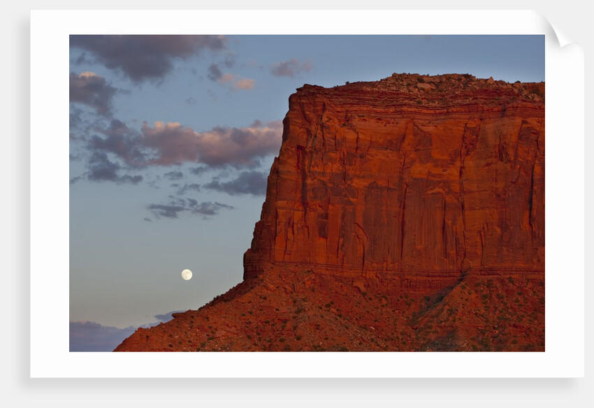 Moonrise in Monument Valley by Anonymous