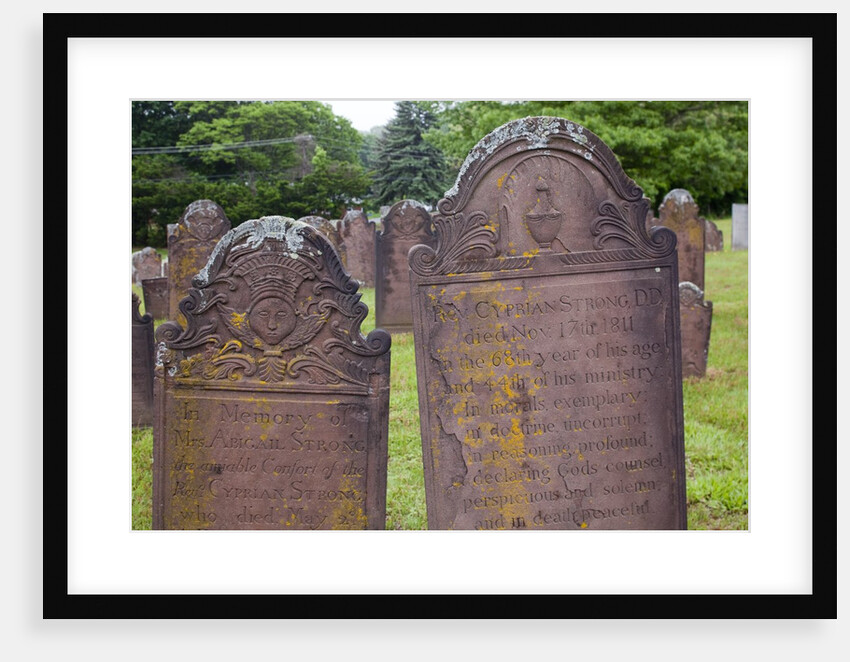Old Gravestones, Connecticut by Anonymous